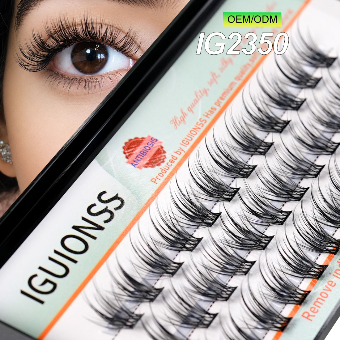 Eyelash Extension For Asian Eyes - IGUIONSS OEM ODM Estensione ciglia segmentate