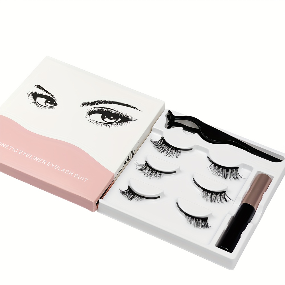 Eyelash Extension Permanent - Set di ciglia magnetiche 3D riutilizzabili