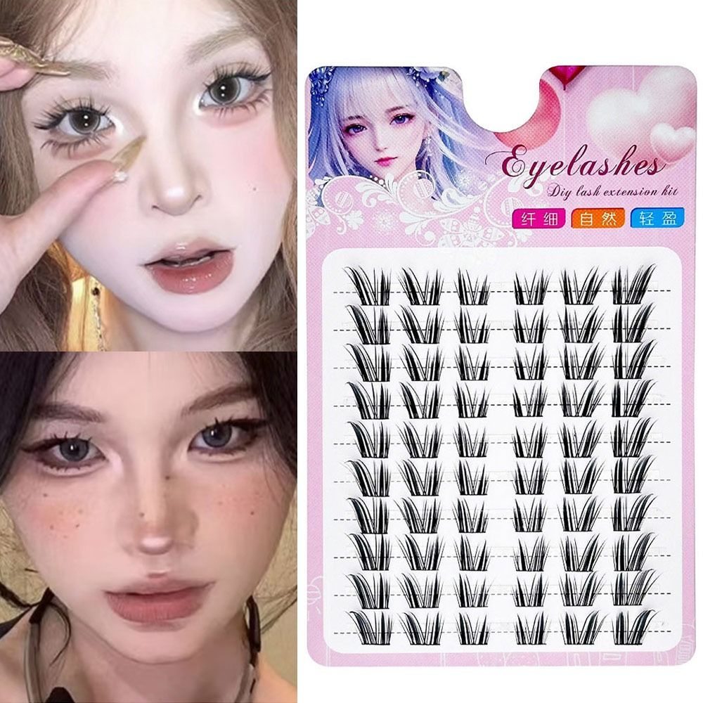 Eyelash Extension Wet Look - Grappole di ciglia riutilizzabili Cat Eye