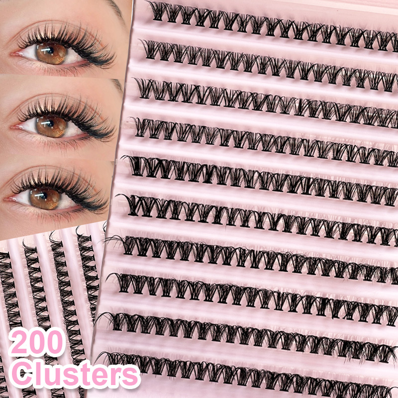 Eyelash Extension Natural Look - Ciglia individuali Tuft per ciglia 8-16mm