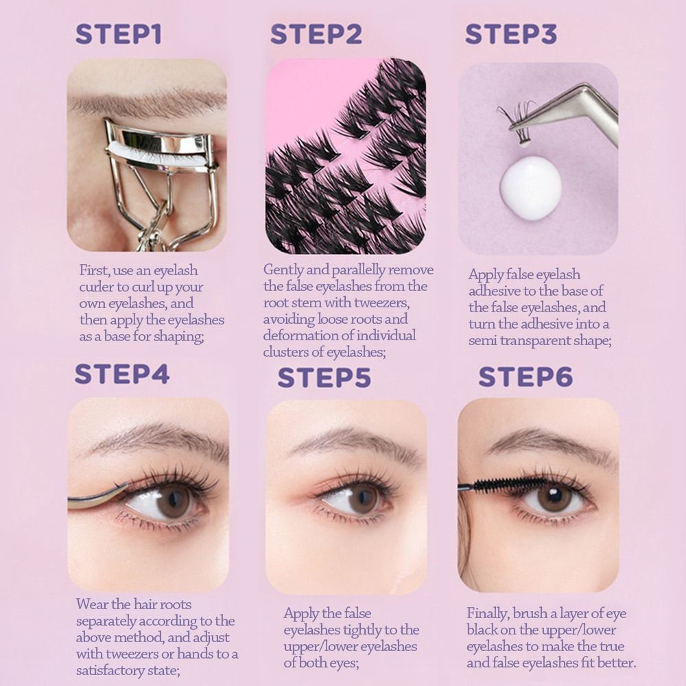 Eyelash Extension Natural Look - Kit di Extension Ciglia Finte a