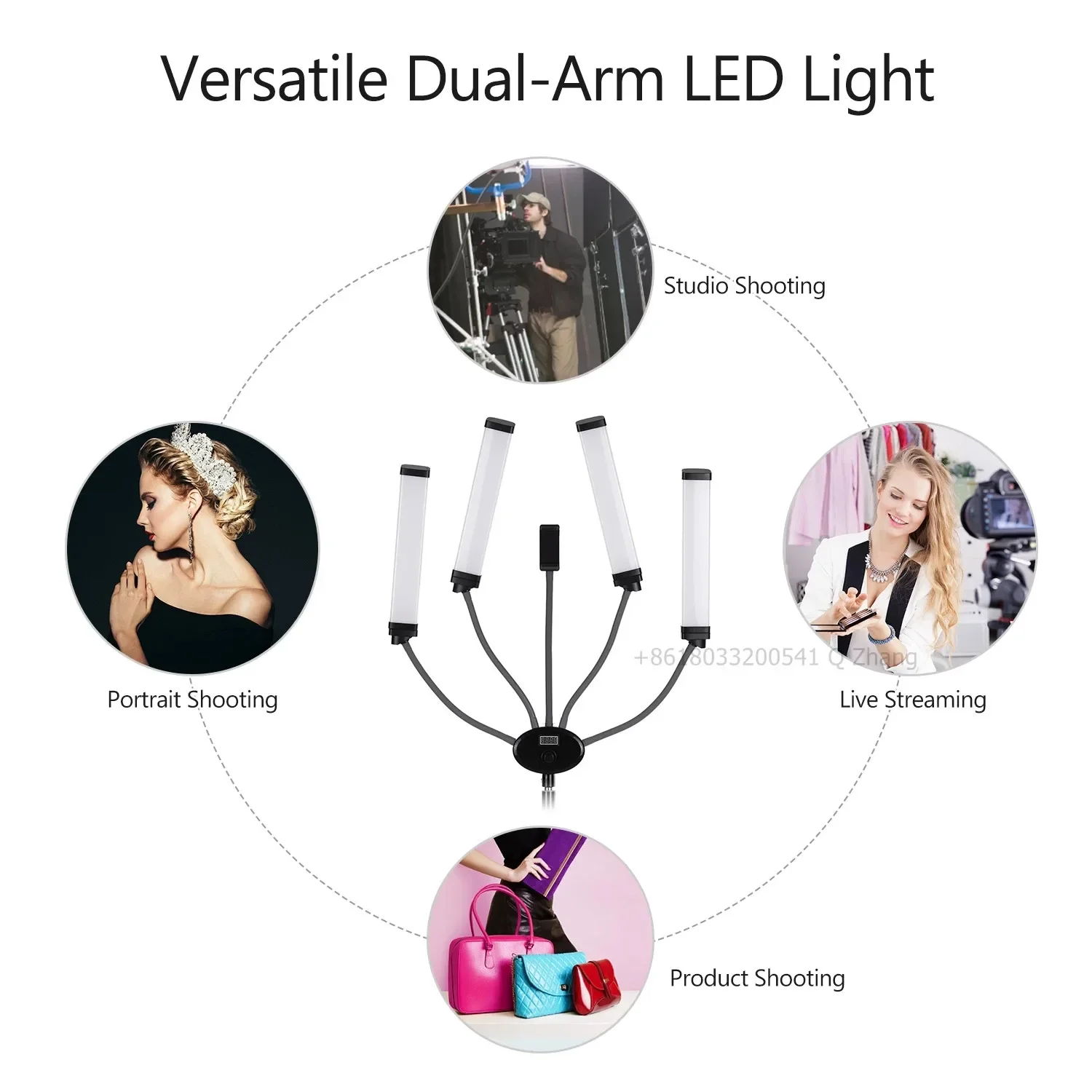 Lampada LED a Quattro Bracci Y - Eyelash Extension Videos recensione e prezzo