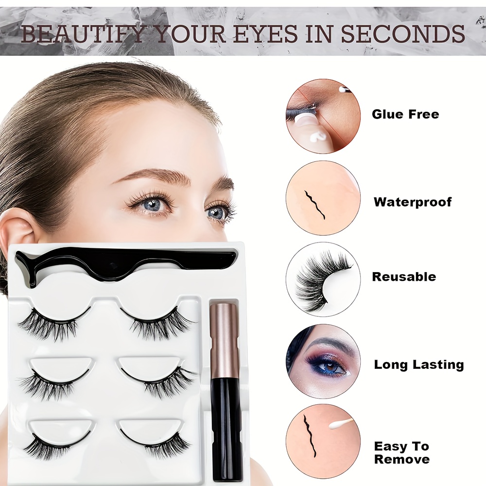 Set di ciglia magnetiche 3D ri - Eyelash Extension Permanent recensione e prezzo
