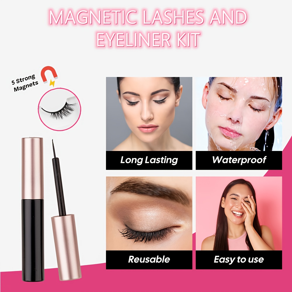 Set di ciglia magnetiche 3D ri - Eyelash Extension Permanent recensione e prezzo