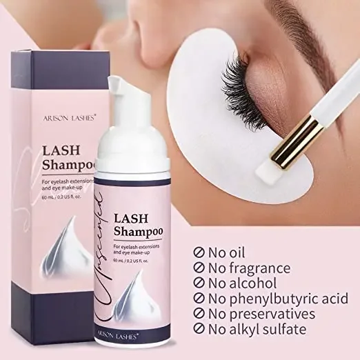 Kit Shampoo per Ciglia con 12  - Eyelash Extension Wash Kit recensione e prezzo