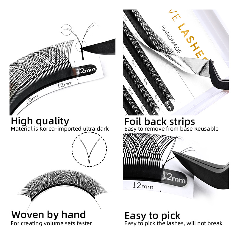 LOVE LASHES YY Shape Lash exte - Eyelash Extension Double Volume recensione e prezzo