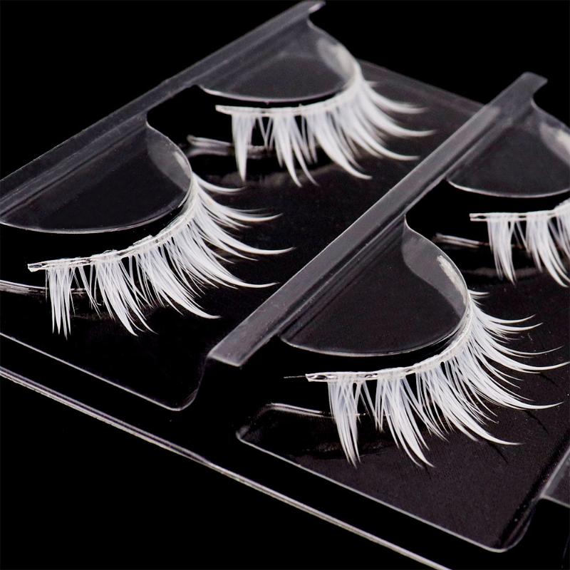3 Paia di Ciglia Finte Bianche - Eyelash Extension Natural Look recensione e prezzo