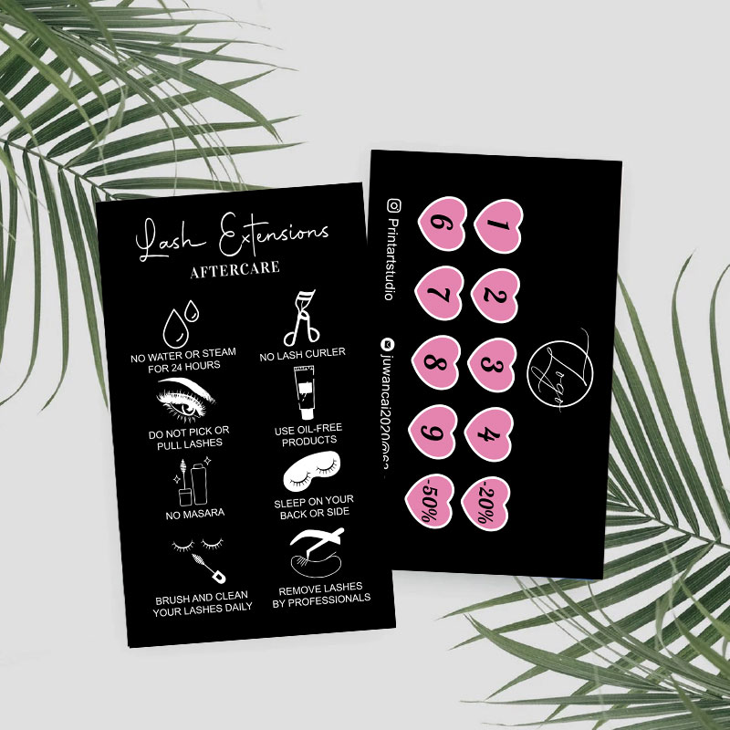 Carte didattiche personalizzat - Eyelash Extension Logo Design recensione e prezzo