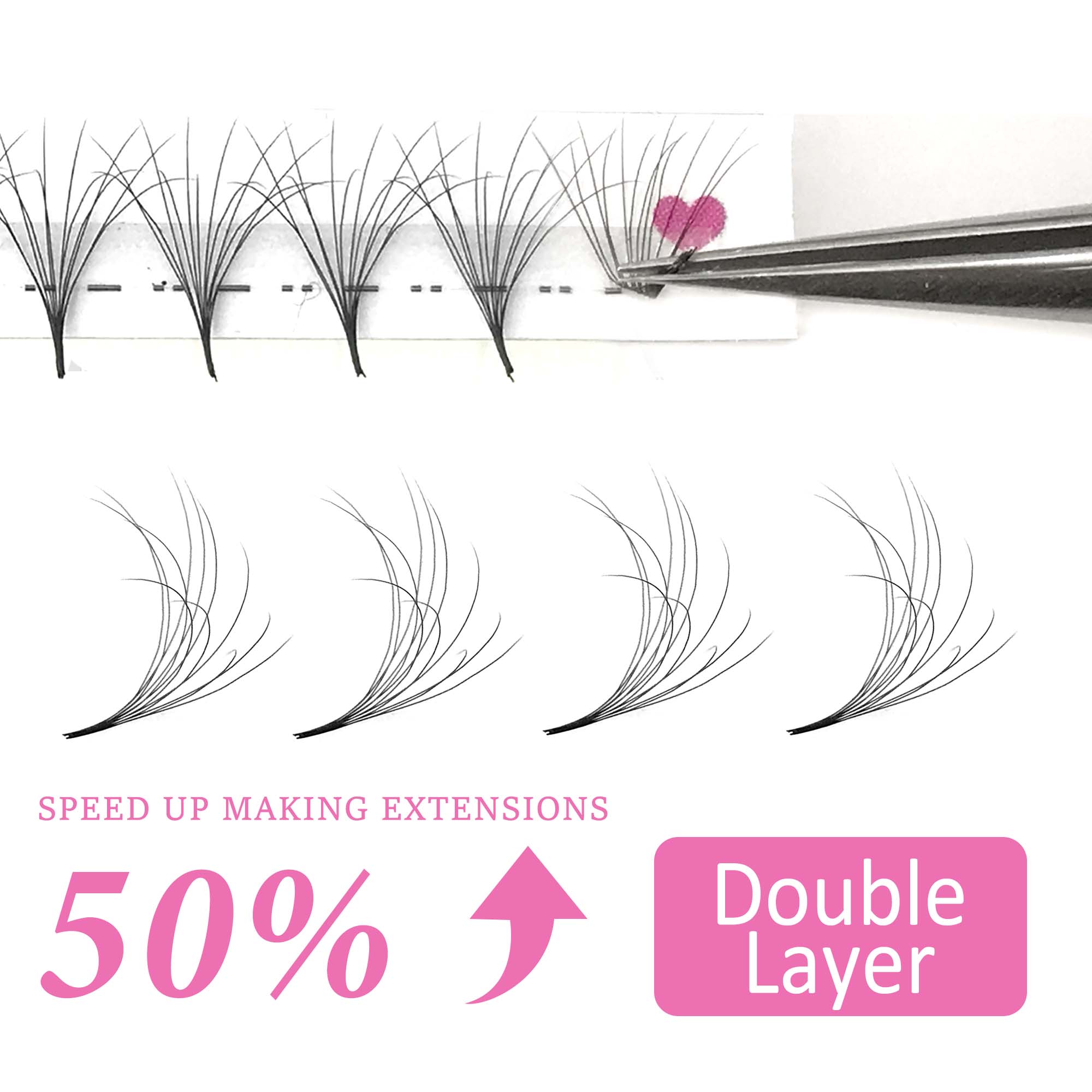 COMANGO grazioso doppio strato - Eyelash Extension Double Volume recensione e prezzo