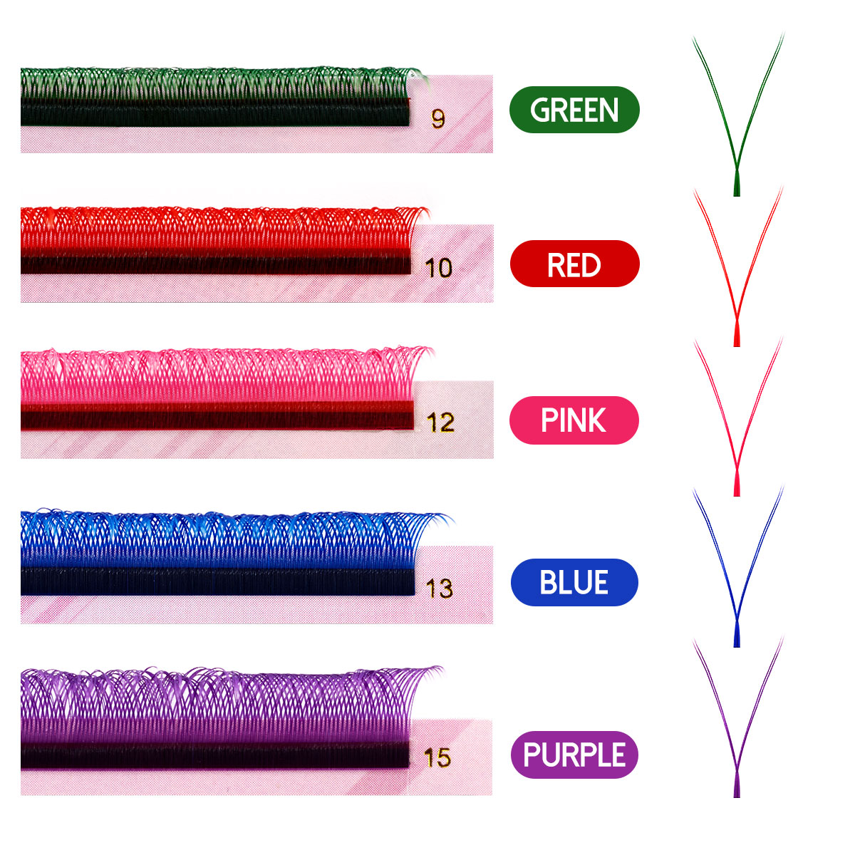 ARISON Colore misto YY Ciglia  - Eyelash Extension Double Volume recensione e prezzo