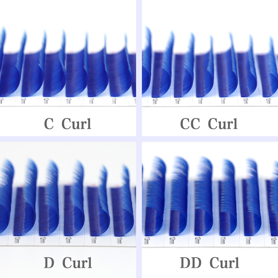 Colore Lash Viola Blu Marrone  - Eyelash Extension Uv recensione e prezzo