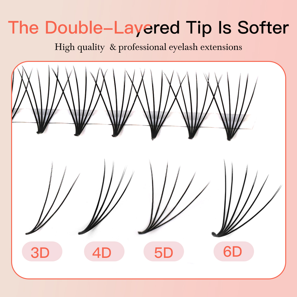 Ciglia Finte AGUUD Camellia Pr - Eyelash Extension Double Volume recensione e prezzo