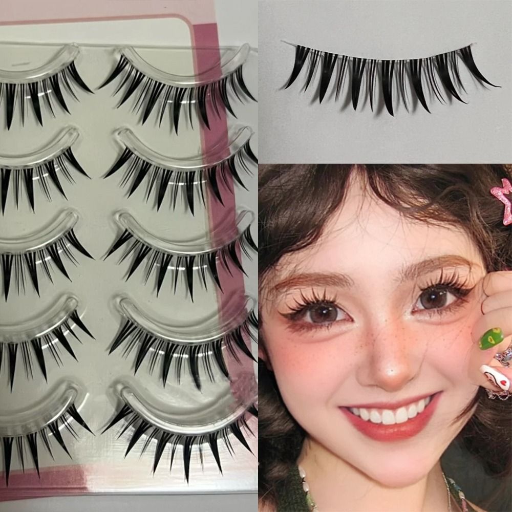 Confezione da 5 paia di ciglia - Eyelash Extension Wet Look recensione e prezzo