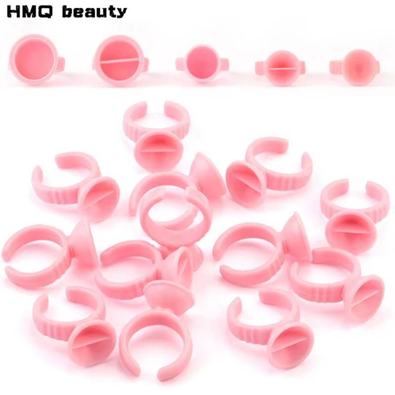 100 pcs Monouso Glue Anelli di - Eyelash Extension Permanent recensione e prezzo